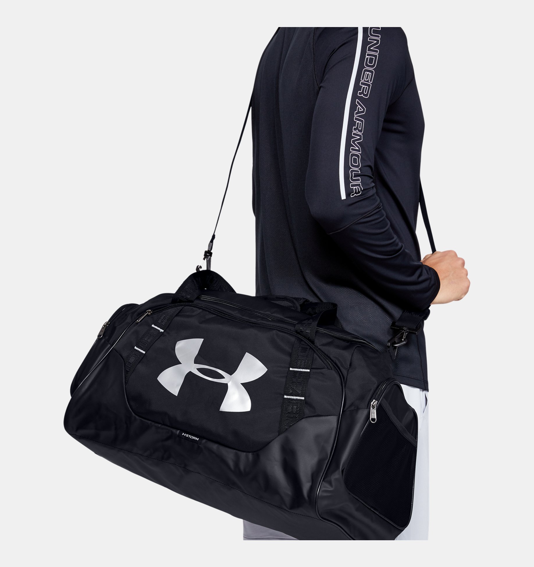 Under Armour Undeniable 3.0 Medium Duffel Royal and Silver 